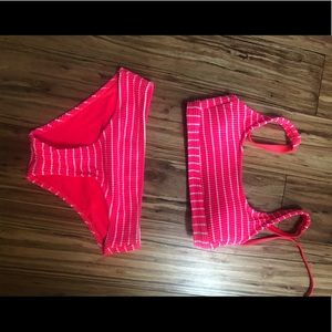 Adorable hot pink swimsuit